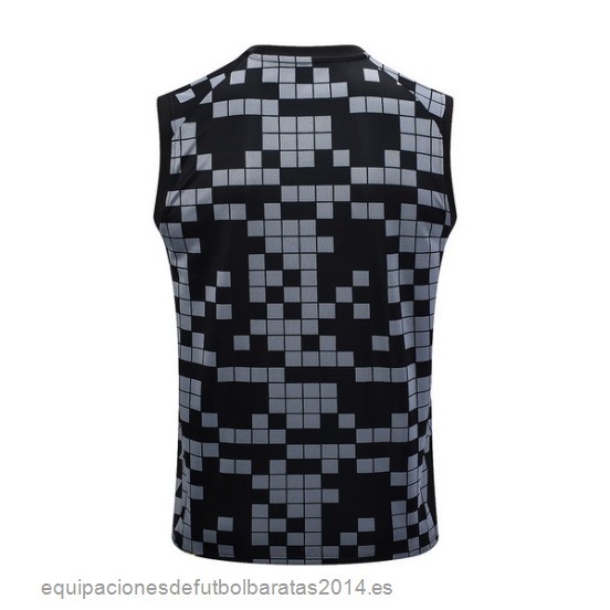 Nuevo Entrenamiento Sin Mangas Paris Saint Germain 23/24 Gris Negro Rosa Baratas